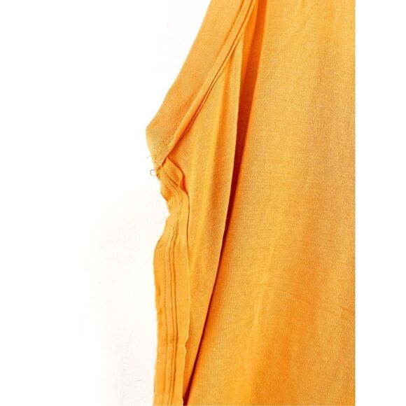 NWT Free People Moon Dancer Tank Top In Carrot Ginger Relaxed Fit V-Neck Size M - Picture 5 of 10